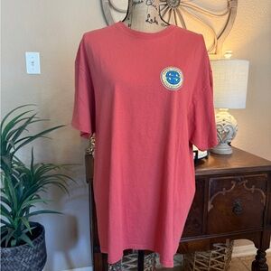 Simply Southern Rose Coral Firefly Short Sleeve Tee